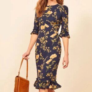 Reformation:  Floral Midi Dress
